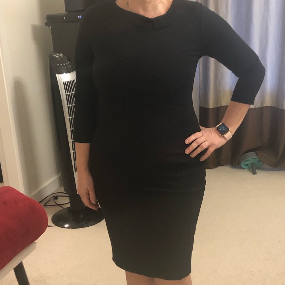 Black dress by Sarah Lawrence